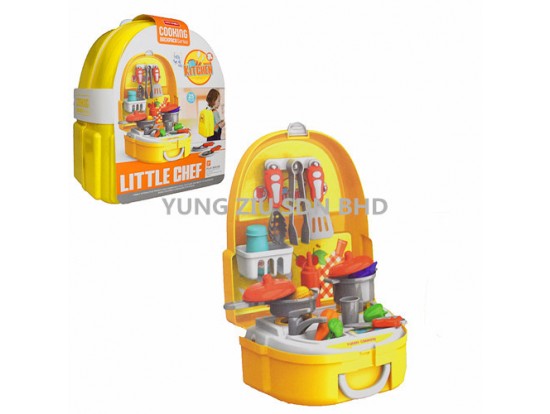 7F705#COOKING BACKPACK LITTLE CHEF